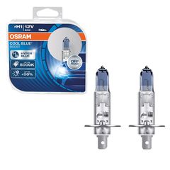 Λάμπες Αλογόνου H1 12V 80w Cool Blue Boost Hyper Osram 62150CBB-HCB 2 Τεμάχια