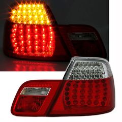 Πισινά Φανάρια Set Για  Bmw 3 E46 Coupe Facelift 03-06 Led Κόκκινο/Crystal Eagle Eyes