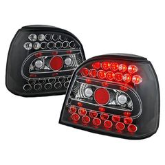 Πισινά Φανάρια Set Για Vw Golf III (3) 91-98 Led Μαύρα LH Group