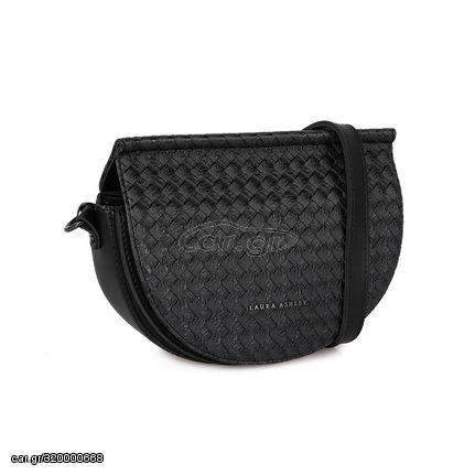 Γυναικεία Τσάντα Ώμου Χρώματος Μαύρο Laura Ashley Tarlton - Weaved 651LAS1770