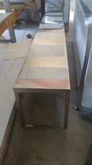 INOXWEB 2026-ΕΠΑΓΓΕΛΜΑΤΙΚΗ ΑΝΟΞΕΙΔΩΤΗ ΡΑΦΙΕΡΑ ΕΠΙΤΡΑΠΕΖΙΑ ΜΕ 1 ΡΑΦΙ 160Χ30Χ40 ΕΚ