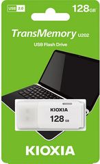 KIOXIA USB 2.0 FLASH STICK 128GB HAYABUSA WHITE U202 - (LU202W128GG4)