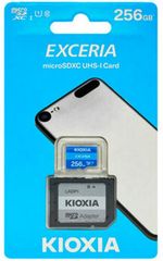 KIOXIA MICRO SD 256GB WITH ADAPTER UHS I U1 M203 - (LMEX1L256GG2)