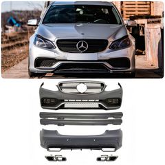 Full Body Kit Mercedes E-Class W212 E63 AMG Design Facelift 2009-2016 