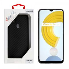 VOLTE-TEL ΘΗΚΗ REALME C21 6.5" CARBON CAMERA PROTECTIVE BLACK