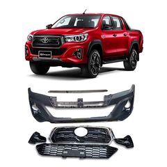 Εμπρός προφυλακτηρας Toyota Hilux 2015-2020 Look ROCCO 