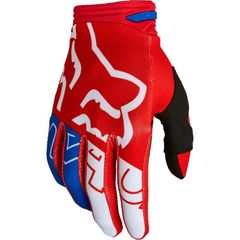 ΓΑΝΤΙΑ MX 180 SKEW GLOVE WHITE/RED/BLUE 28156-574 | FOX