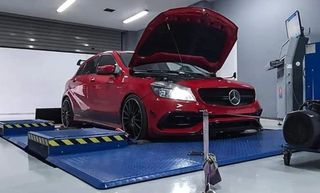 ΠΡΟΦΥΛΑΚΤΗΡΑΣ ΕΜΠΡΟΣ MERCEDES A-Class W176 (2012-2018) Facelift A45 AMG DESIGN ΕΤΟΙΜΟΠΑΡΑΔΟΤΑ-thumb-16