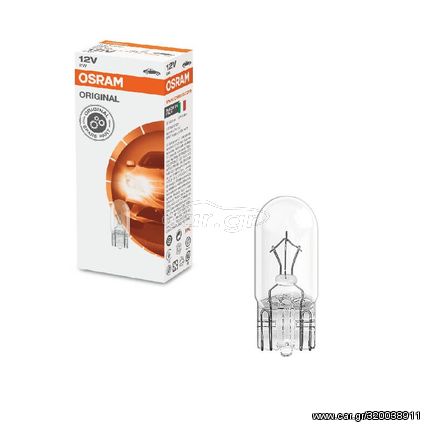 Λάμπα Αλογόνου T10 W2W 12V W2.1x9.5D Osram 2820 1 Τεμάχιο