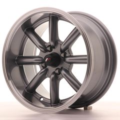 Νentoudis Tyres - Ζάντα JR Wheels JR19 15x8 ET0 4x100 Gun Metal w/Machined Lip