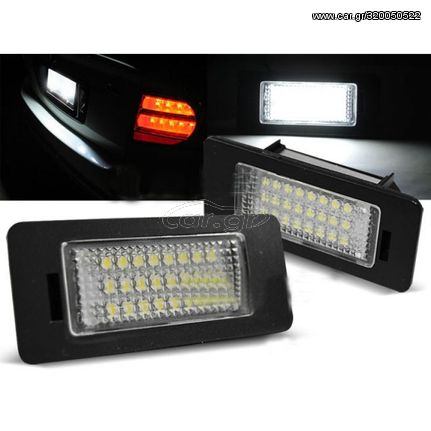 Led Φαναράκια Πινακίδας Για Audi A4 B8 / A5 B8 / Q5 8R / TT 8J / Skoda Yeti Fabia Octavia Combi / VW Passat B6 Combi Canbus Ζευγάρι 2 Τεμάχια