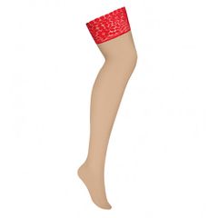 Obsessive Plus Size Blossmina Stockings-thumb-2