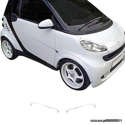 Φρυδάκια Μπροστινών Φαναριών Για Smart Fortwo 451 07-14 2 Τεμάχια