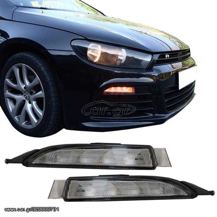 DRL Set Για VW Scirocco 08-14 R20 Look Προφυλακτήρα 2 Τεμάχια