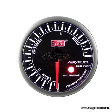 Όργανο Halmeter Air Fuel/Ratio 2" Auto Gauge Μαύρο Με Warning Light