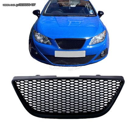 Μάσκα Για Seat Ibiza 6J 08-12 Κυψελωτή Μαύρη 1 Τεμάχιο