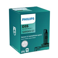 PHILIPS D5S 12/24V 25W PK32d-7 X-tremeVision Gen2 12410XV+C1 1τμχ