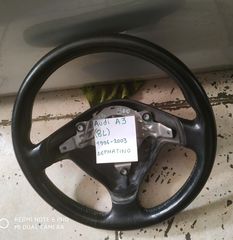 ΤΙΜΟΝΙ ΔΕΡΜΑΤΙΝΟ  AUDI A3 (1996-2003)-thumb-2
