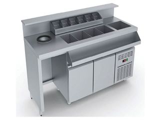 ΠΡΟΣΦΟΡΑ!!! Ανοξείδωτο Bar Station ψυχόμενο BS 184x80x111cm inox 304