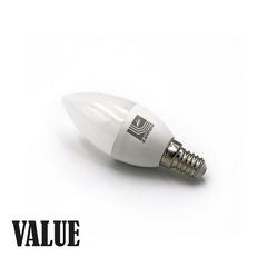 LED ΛΑΜΠΑ ΚΕΡΑΚΙ Ε14 5W 230V ΛΕΥΚΟ 4000Κ VALUE