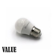 LED ΛΑΜΠΑ ΣΦΑΙΡΙΚΟ Ε27 5W 230V ΛΕΥΚΟ 4000Κ VALUE