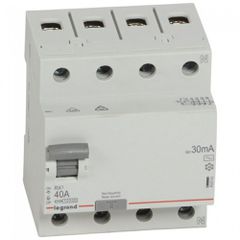 RΧ3 ΡΕΛΕ ΔΙΑΡΡΟΗΣ ΑC 4Π 30ΜΑ 40Α (ΧΩΡΙΣ ΕΤΙΚ.) LEGRAND