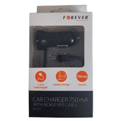 Φορτιστής Αυτοκινήτου Forever M-01 Car Charger Nokia N95 1.5mm Black