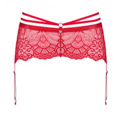 Obsessive Loventy Garter Belt Red-thumb-2