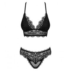 Obsessive Lacy Renelia Bra with Thong-thumb-3