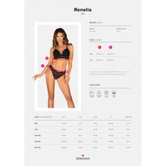 Obsessive Lacy Renelia Bra with Thong-thumb-4