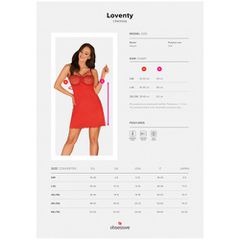 Obsessive Plus Size Charming Loventy Babydoll-thumb-3