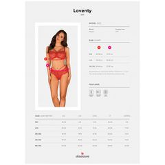 Obsessive Charming Loventy Bra with Thong-thumb-3