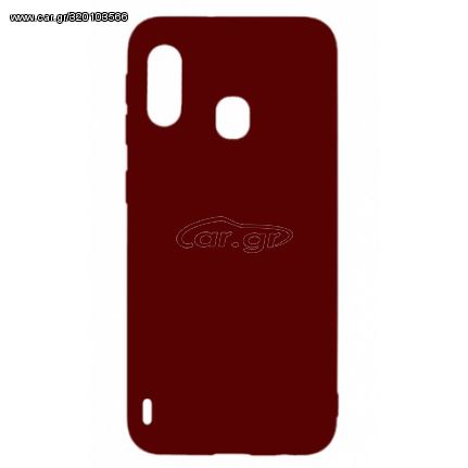 Θήκη TPU Matt Motorola Moto E7 Power/E7i Burgundy