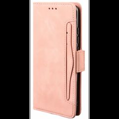 Θήκη Retro Pattern PU Leather & Velvet Pouch with Multi-Card Slot Samsung Galaxy Z Fold3 5G SM-F926 Pink