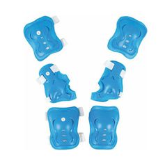 Amila Παιδικό Σετ Προστατευτικών για Rollers Μπλε Large (49042)