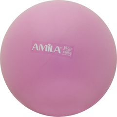 Amila Μπάλα Pilates 19cm, Ροζ, σε κουτί (95803)
