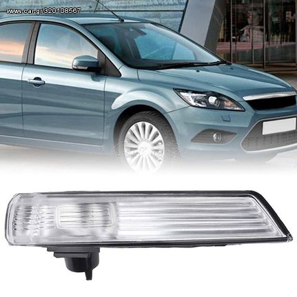 Φλας Καθρέπτη Για Ford Focus 07-18 / Mondeo 10-14 Λευκό Δεξί 1 Τεμάχιο