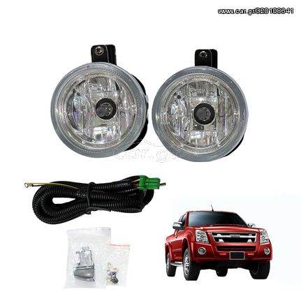 Προβολείς Ομίχλης Για Isuzu D-Max 07-13 2 Τεμάχια