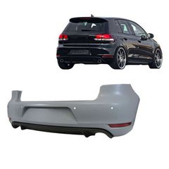 Πισινός Προφυλακτήρας Για VW Golf VI (6) 08-12 GTI Look