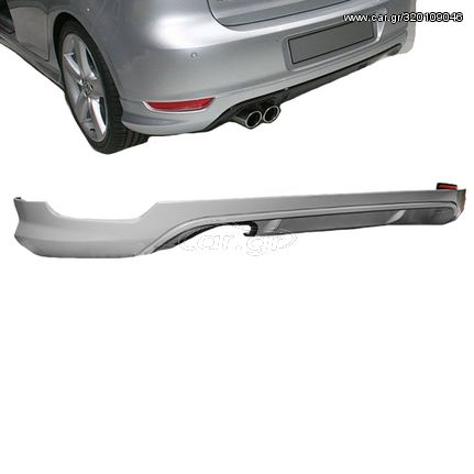 Spoiler Πίσω Προφυλακτήρα Για VW Golf VI (6) 08-12 Votex Style Από Abs Πλαστικό 1 Τεμάχιο