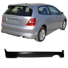 Spoiler Πίσω Προφυλακτήρα Για Honda Civic 02-06 3D Type-R Look Από Abs Πλαστικό 1 Τεμάχιο