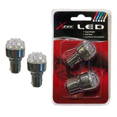 Λάμπες Led 1157 / BAY15D / S25 P21/5W 12V Double White 6000k X-Tec 2 Pieces