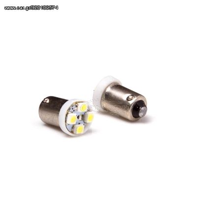 Λάμπα Led BA9S T4W 12volt 4 Led 0.65watt Λευκή 6000k 1 Τεμάχιο