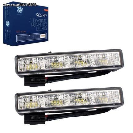 DRL Set Φώτα Ημέρας Universal DRL905HP M-Tech Osram Technology 125 x 30 x 23mm 2 Τεμάχια