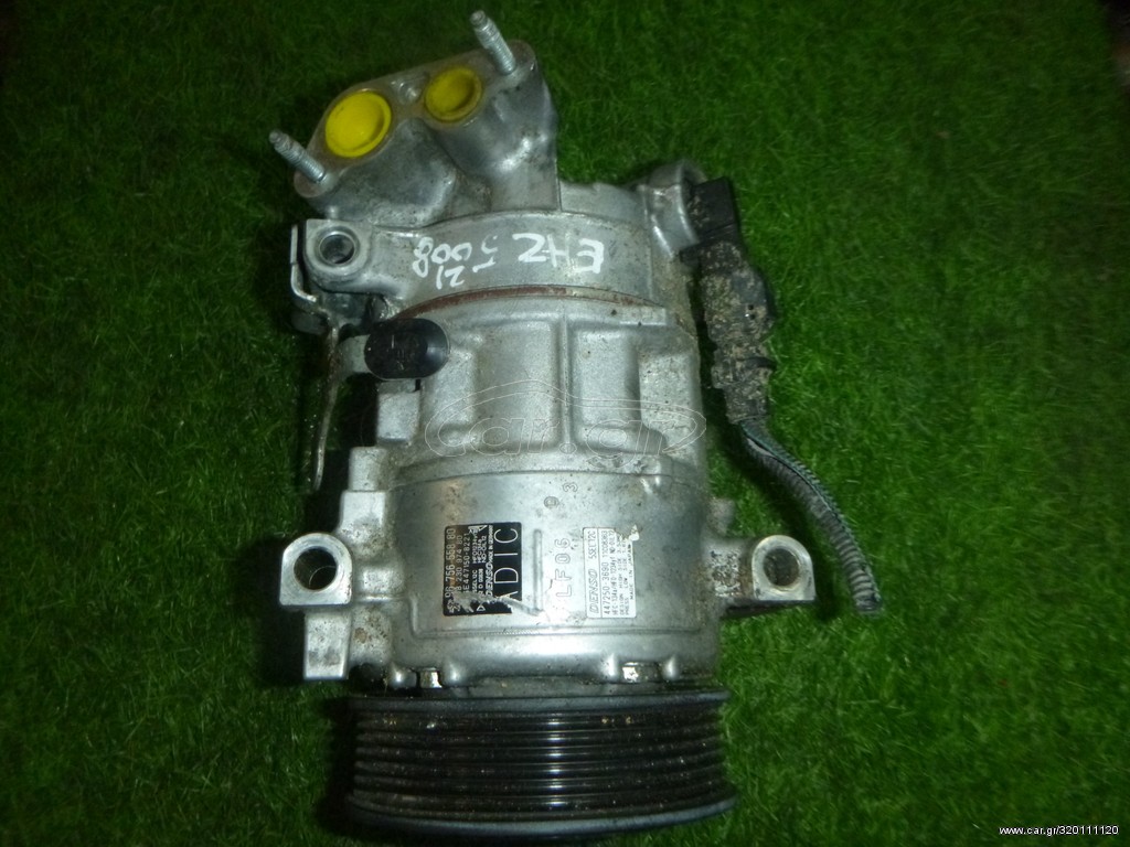 PEUGEOT 3008 9675655880 9823097480 DENSO GE447150-8221 5SEL12C ADIC 447250-3690 ΚΟΜΠΡΕΣΣΕΡ AC ΜΟΤΕΡ AIRCODITION 