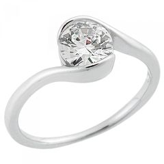 Δαχτυλίδι Γυναικείο Μονόπετρο Senza Silver 925 - SSR2507 SSR2507