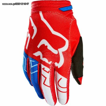 ΠΑΙΔΙΚΑ ΓΑΝΤΙΑ MX 180 SKEW GLOVE WHITE/RED/BLUE 28194-574 | FOX