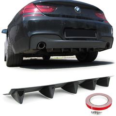 Diffuser Πίσω Προφυλακτήρα διάχυτης Σπόιλέρ Spoiler ΓΙΑ ΟΛΑ ΤΑ ΑΥΤΟΚΊΝΗΤΑ UNIVERSAL Carbon Optik 5 πτερύγια