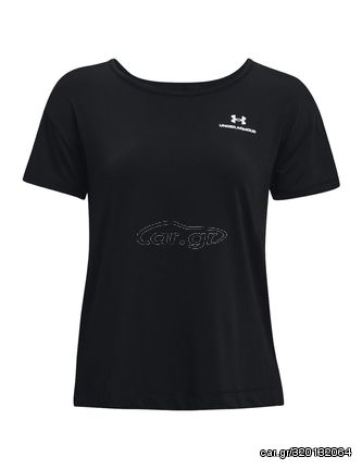 Under Armour Rush Energy Core Γυναικείο Αθλητικό T-shirt Μαύρο 1365683-001