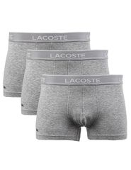 Lacoste Ανδρικά Μποξεράκια Γκρι 3Pack H3389-CCA